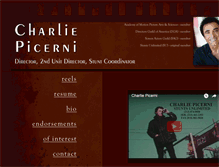 Tablet Screenshot of charliepicerni.com